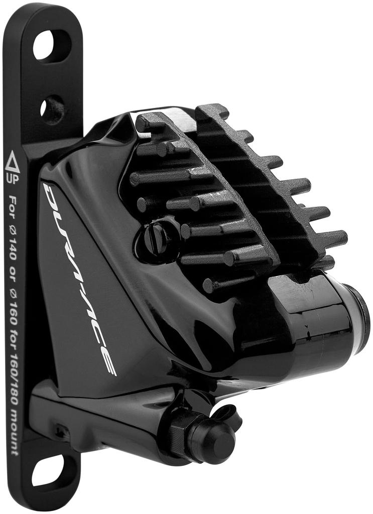 SHIMANO Front Resin Pad with Fin Flat Mount Bracket for Rotor IBRR9170F1RF BR-R9170 (L02A) Included/Mount 140/160mm