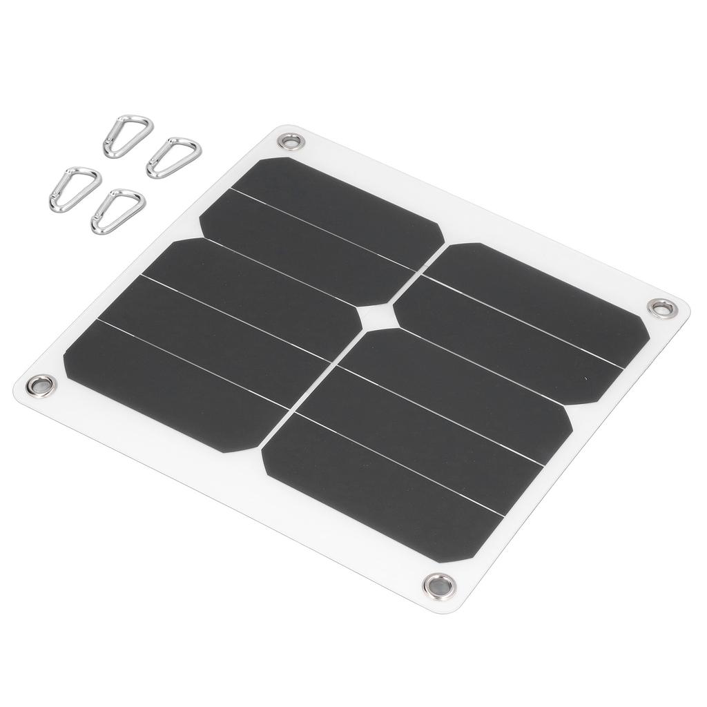 15W Solar Panels USB High Conversion Efficiency Light 5V Portable Solar Power Bank for Camping