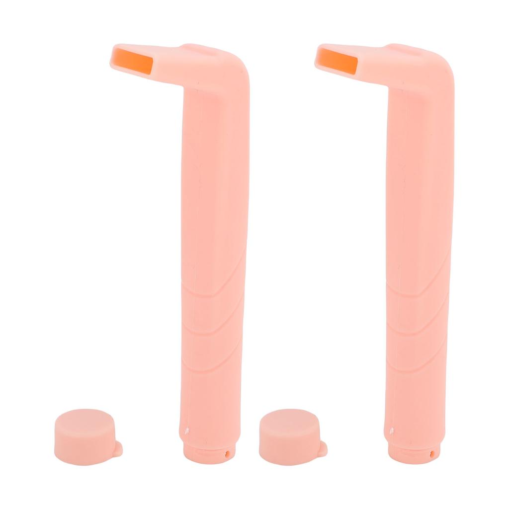 2 шт. Соломинка от икоты с маленьким отверстием и плоским концом, многоразовая, соломинка для остановки икоты для взрослых и детей