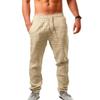Men's Breathable Cotton Linen Hip Hop Casual Pants