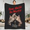 Теплое Мягкое Одеяло Плед для Пикника Anuel AA Плед Real Hasta La Muerte Фланелевая Постельная Простыня Спальня Цветная Покрывало для Дивана-Кровати
