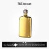 TAIC Чистый титан Плоская портативная фляжка