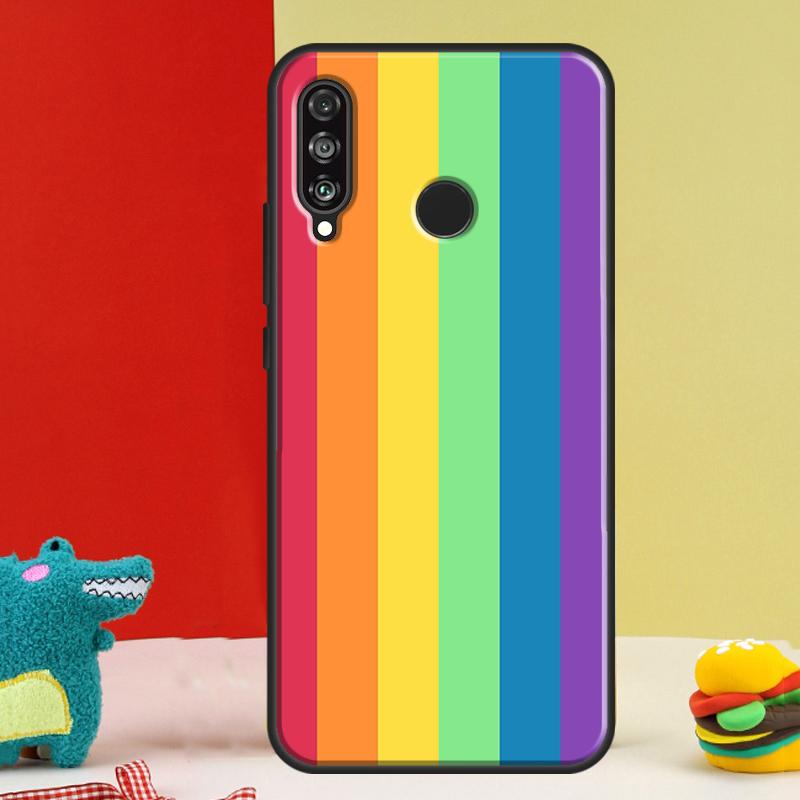 Чехол Радужный Pride ЛГБТ для Huawei Nova Y91 Y90 Y60 Y70 Y72 Y61 9 10 SE 12i 12s 11i 5T P60 Pro P20 P30 P40 Lite