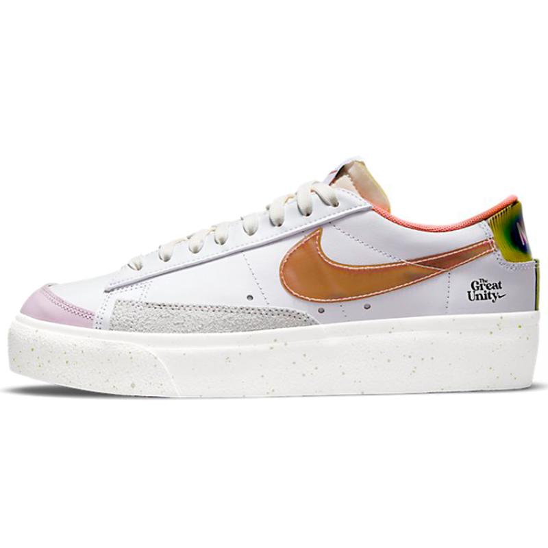 Nike Blazer Low Platform The Great Unity Женские кроссовки Обувь для скейтборда DM5451-611