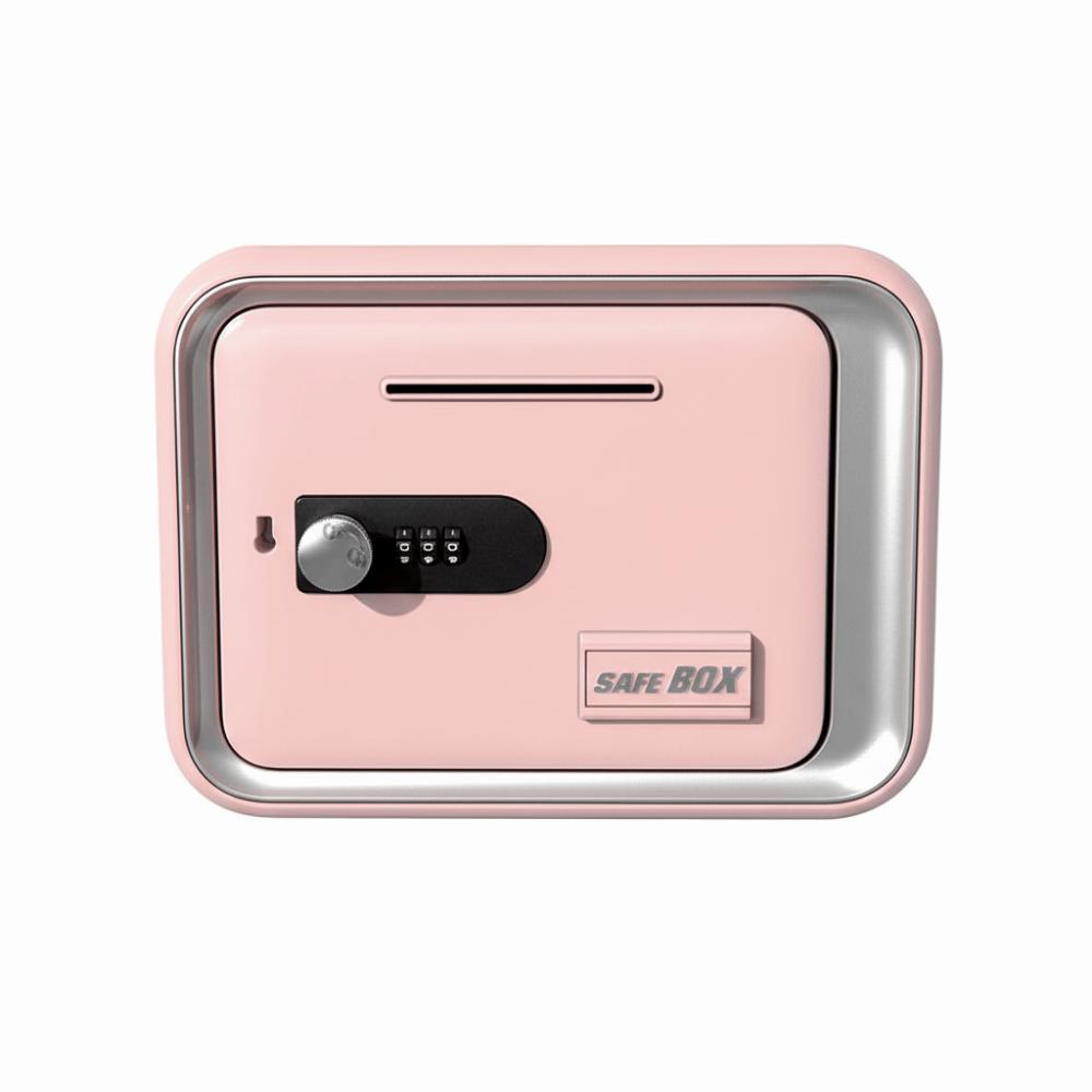 Password Lock Mini Safe Box Coin Bill Slot Cash Can Funny Mini ATM  Children Savings