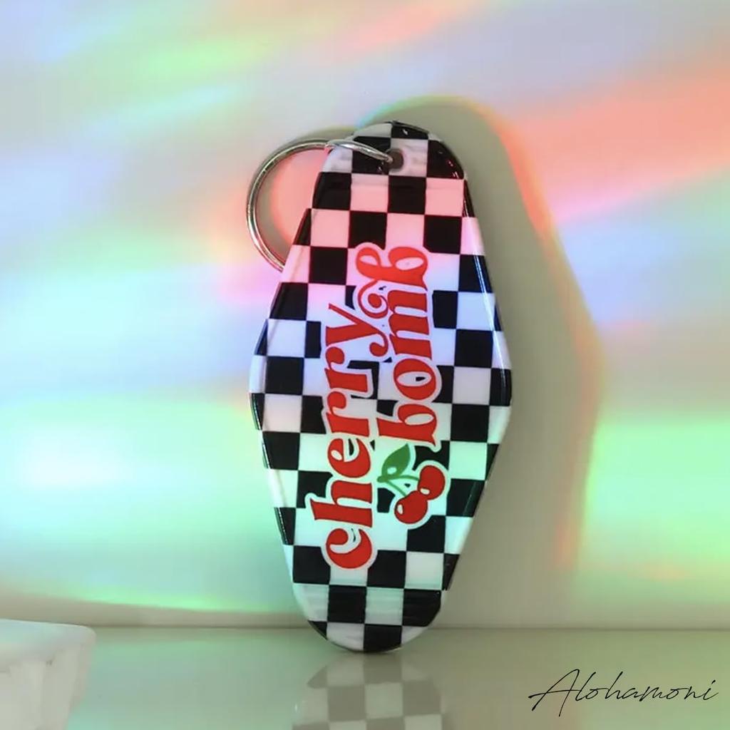 ALOHAMONI ДИЗАЙН США Репродукция Винтажный Мотель Ки Вест Гавайи Брелок, Держатель, Американа, Отель, Антиквариат, Ретро, Кафе, США, Калифорния, Побережье,