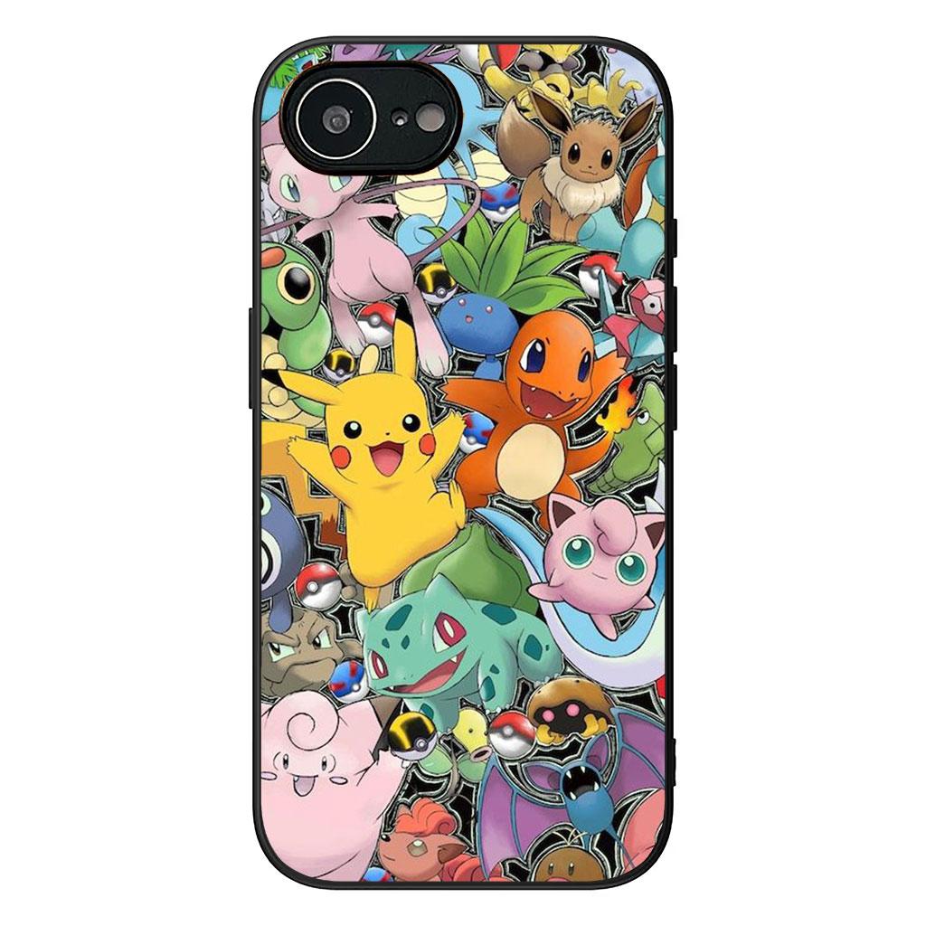 Phone Cover Espeon Umbreon Gengar P-Pikachus for Samsung Galaxy S25 S24 S23 Fe Ultra Plus S7 Edge A05 A06 A16 A15 A35+ Soft Case