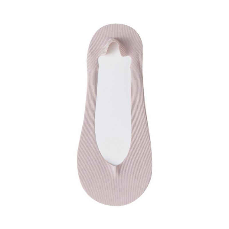 Women's Summer Thin Breathable Cotton Bottom Invisible Non Slip Non Fall with Shallow Mouth Ice Silk Boat Socks