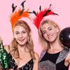 Colorful Feather Headband Headdress Prom Decoration Headband Party Dance Stage Performance Festival Carnival Accessories