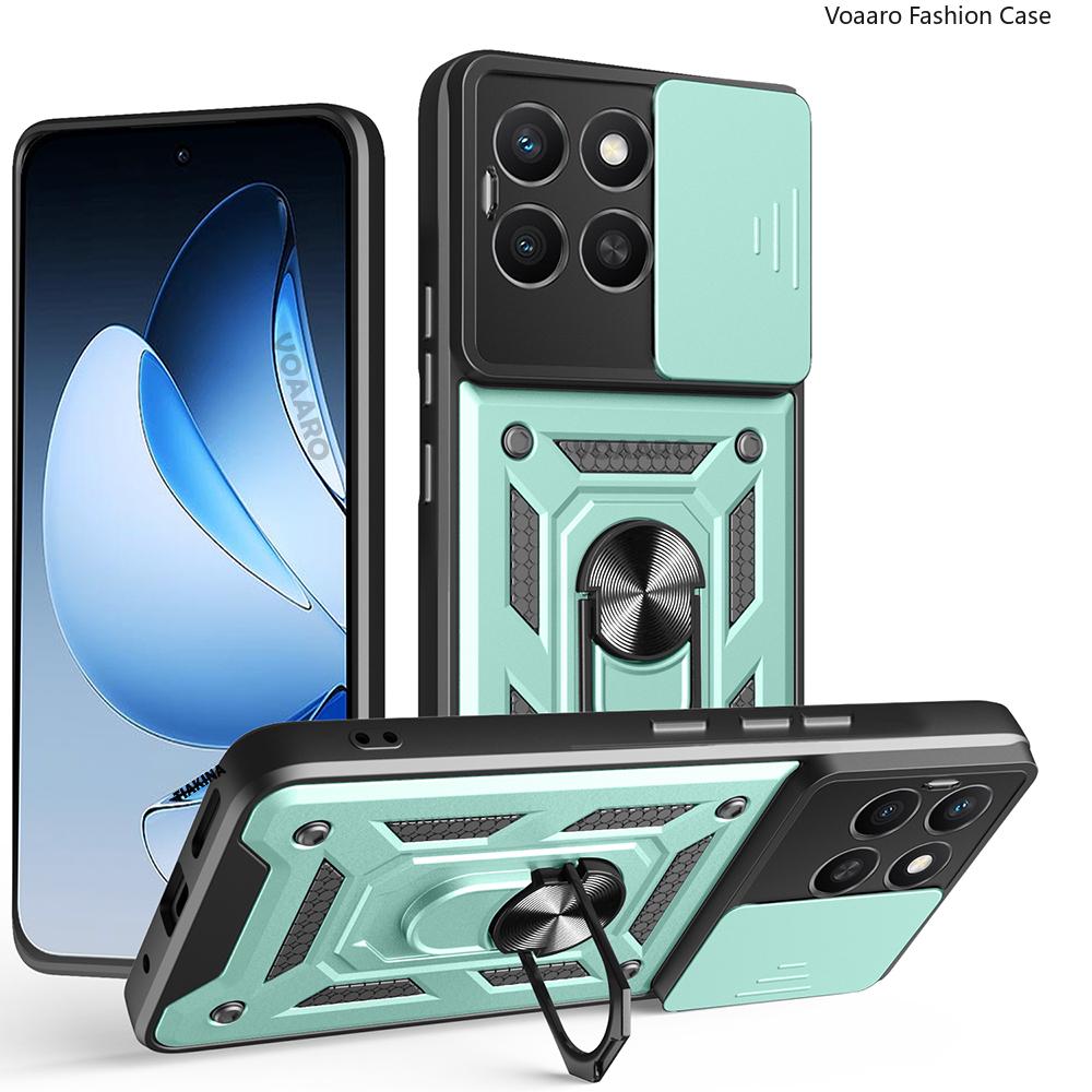 Чехол-накладка Slide Lens Armor для Honor X6C 4G, чехол для Honor X8C X7C X5B X5 Plus, чехол с магнитной кольцевой подставкой, противоударная крышка