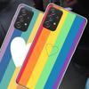 Rainbow Gradient Love Phone Case for Samsung A54 A57 A37 A17 A14 A15 A12 A24 A34 A55 A35 A25 A52S A07 A05S A04S A22 A32 A72 Gala