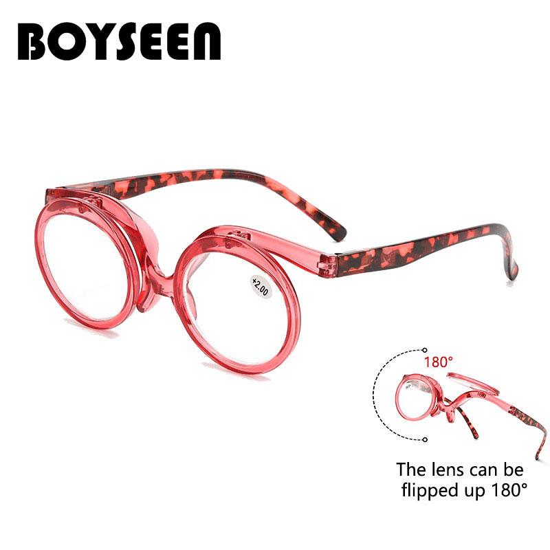 BOYSEEN Откидные очки для чтения Мужские очки для дальнозоркости Женские очки для макияжа Дальнозоркость