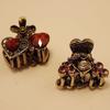 Random Color Fashion Gifts Jewelry Resin Hairpins Mini Hair Clip Claw Barrette Butterfly Crown