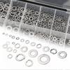 350pc/set Box of Flat & Spring Washer Assortment Stainless Steel Split Nuts Bolt