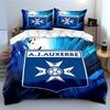 A.J. Auxerre Blue Bedding Set Bedding Duvet Cover Set Duvet Cover Pillowcases (1 * Duvet Cover 2 * Pillowcases, without duvet insert)