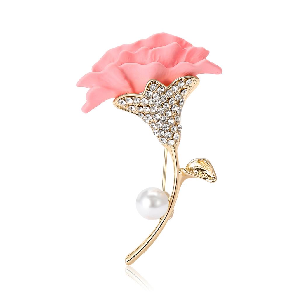 Корейская мода свежая жемчужина гвоздика брошь High Sense Niche Plant Pin женская одежда аксессуары корсаж