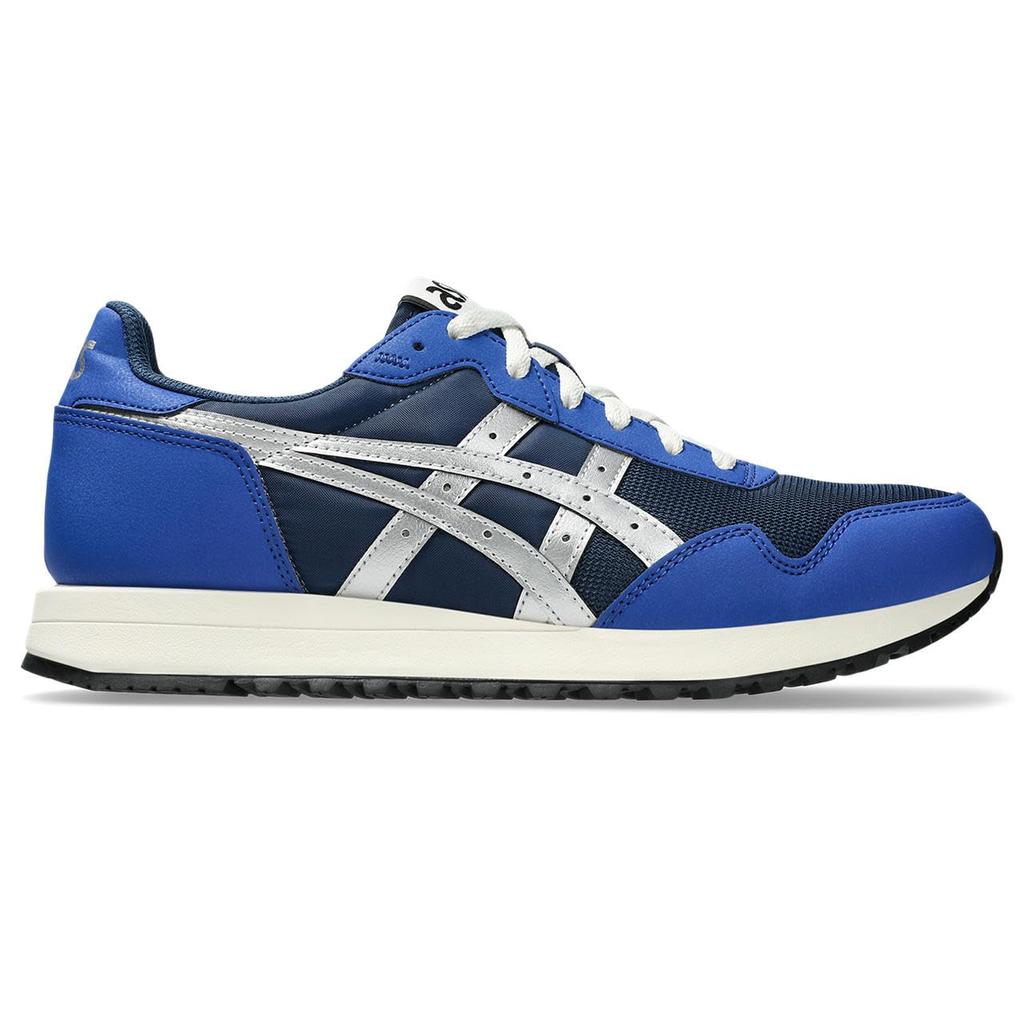 Asics Спортивная обувь Tiger Runner II Унисекс Размер 400 2E (1203A612), для взрослых, (Независимость Синий/Чистое Серебро), 26,5 см,