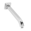 Shower Head Arm Square Brass Wall Mounted Rustproof 10in Shower Head Extension Arm for Bathroom