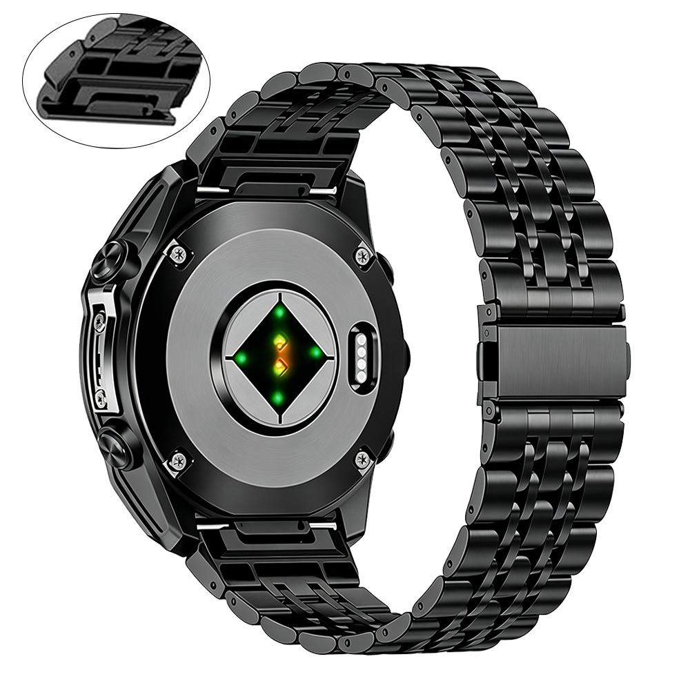 Быстросъемный ремешок из нержавеющей стали для часов Garmin Fenix 8 6 7 Pro 5 Plus 5X 6x 7x 3HR Tactix 7 AMOLED 8 Epix 26мм 22мм Металлический ремешок