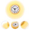 Multi-purpose Waterproof Bathroom Suction Cup Clock Simple Design Stable Shower Wall Clocks Anti-Fog Mirror Sucker Clock Kitchen