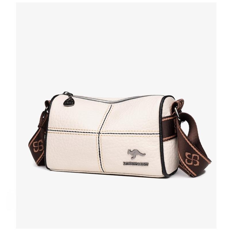 Женская сумка, широкий плечевой ремень, сумка через плечо, маленькая квадратная сумка, сумка на одно плечо, мягкая кожаная сумка-подушка