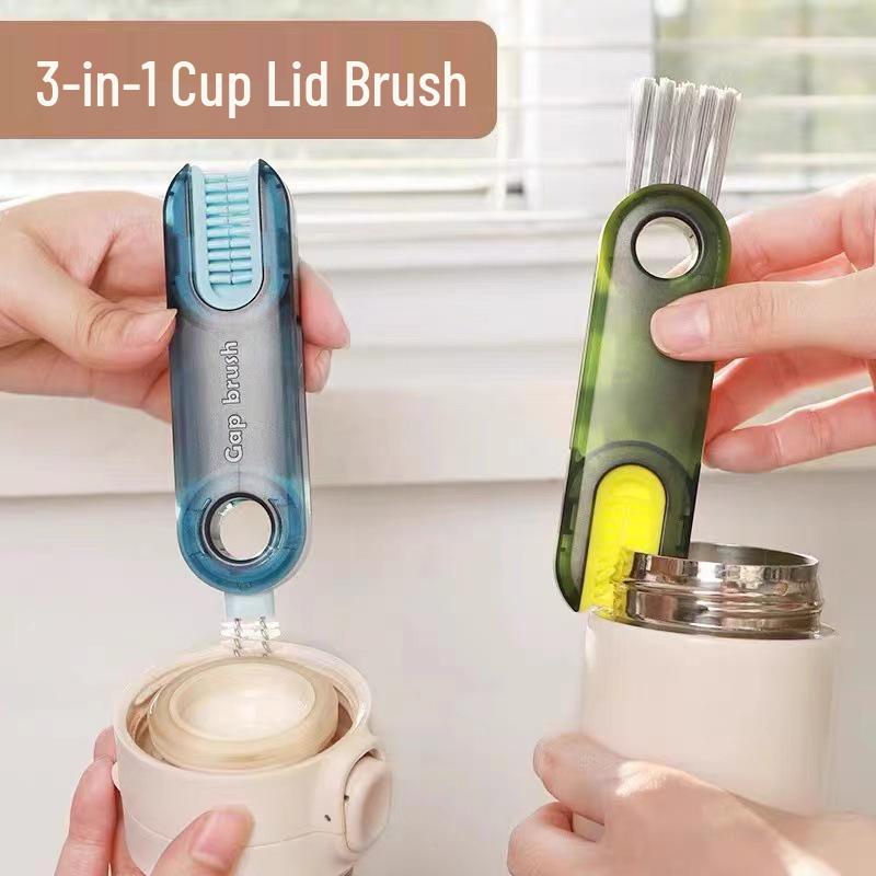 3-in-1 Portable Bottle and Cup Cleaning Brush Set