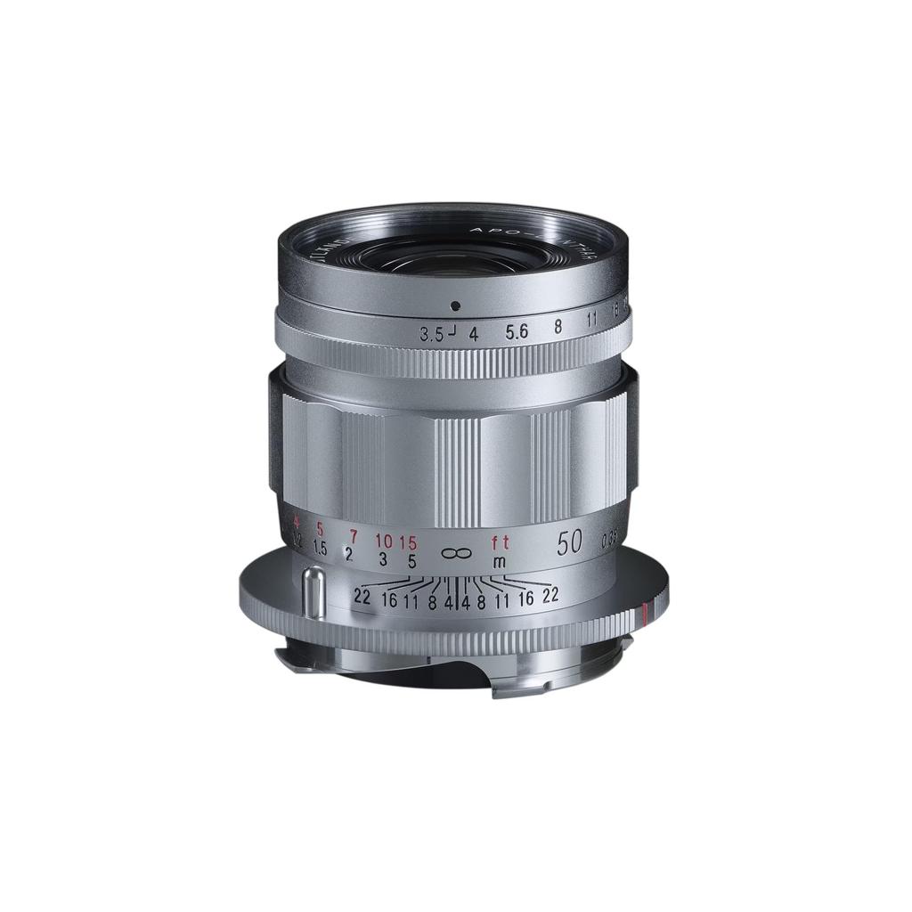 Voigtlander 50mm VM Type II Silver Single Focus Standard Lens Manual Focus Leica M Mount Compatible Interchangeable Lens APO-LANTHAR F3.5