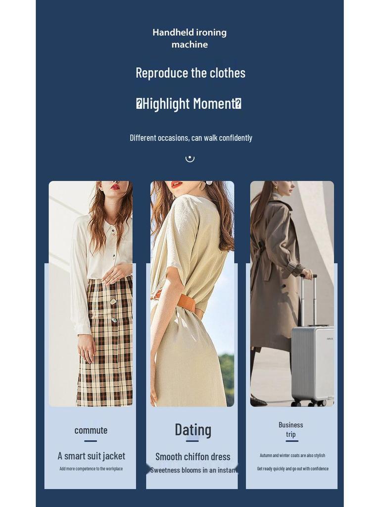 Компактный складной ручной электрический утюг для дома и путешествий