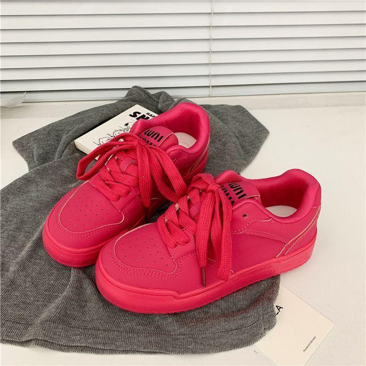 Дофаминовые нишевые туфли-хлеб женские на платформе новые летние универсальные женские туфли повседневные туфли для скейтборда