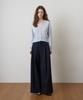 Из Wear Cotton Широкие брюки Темно-синие