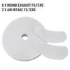 10 Pcs Dryer Filter Cotton For BUSH DHB7VTDW Microfibre Cloth