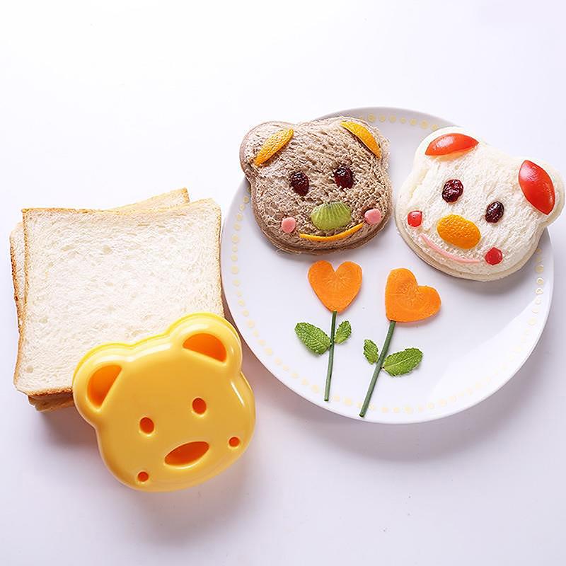 3/4Pcs Sandwich Mold Toast Bread Making Cutter Mould Cute Baking Pastry Tools Children Interesting Food Kitchen Accessories