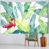 Журавль зеленый пальмовый лист гобелен настенный маленький свежий хиппи TAPIZ богемный декор комнаты фоновая ткань