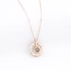 SUMENG New 100 Languages  I Love You Projection Pendant Necklace Romantic  Memory Wedding Jewelry Gifts 2024