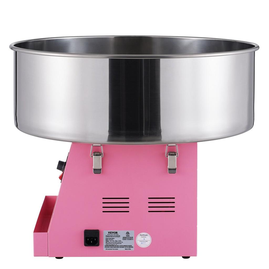 Electric Cotton Candy Machine, 1000W Candy Floss Maker, Commercial Cotton Candy Machine with Stainless Steel Bowl, and Sugar Scoop, Perfect for Home
