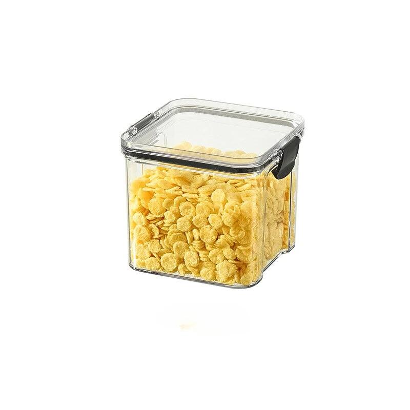 Простая герметичная коробка для хранения закусок, сухофруктов, сухопродуктов, контейнер для хранения, ящик для банок, влагостойкая коробка, домашний органайзер