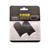 1 Pair Touch Screen Finger Sleeves Non-Scratch Nylon Fiber Mobile Game Finger Cots for Entertainment