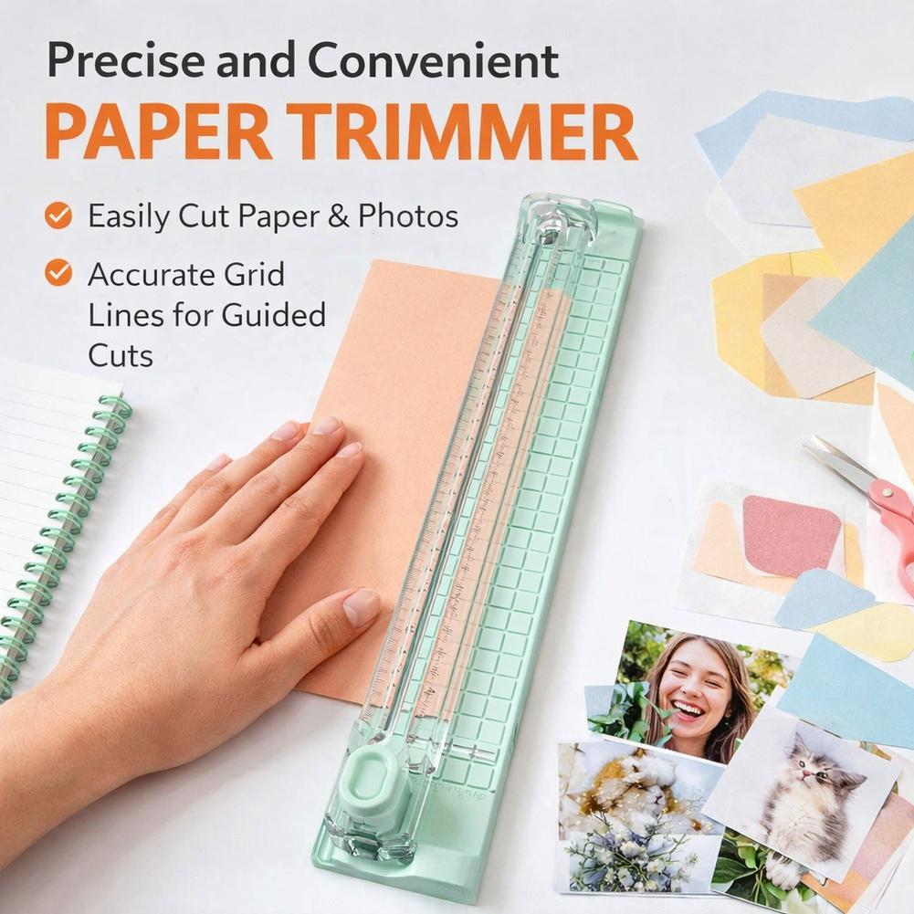 Режущая машина Фотобумага Режущий нож Двунаправленная Резак для бумаги A3 Мини Портативный Резак для бумаги