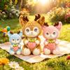 Плюшевый олень, мягкая игрушка, набивка из полиэфирного волокна, для детей и взрослых