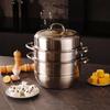 Lianchuang 3-Layer Stainless Steel Steamer Pot