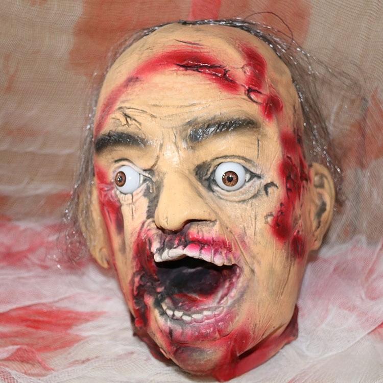 Латексный Ужас Сухой Труп Висящая Голова Для Хэллоуина Пасхи И Тематических Мероприятий