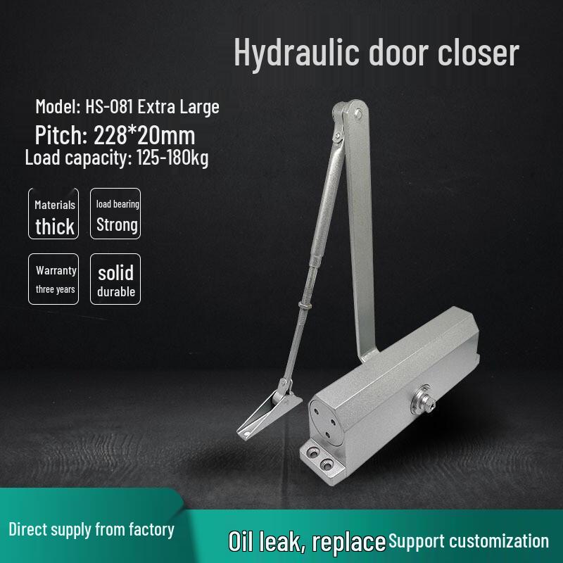 JNL Light Hydraulic Aluminum Fire Door Closer