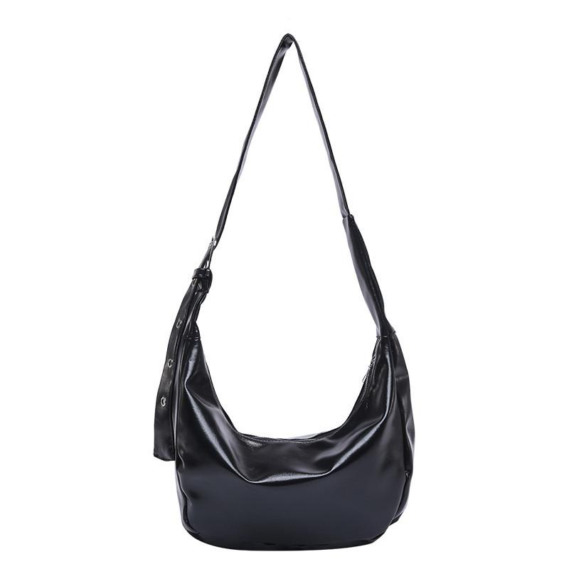 Dumpling Bag Contemporary For Women Roomy Commuter Crossbody Bag With Unique Dumpling Shape Design And