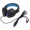   SY830MV Game Headsets   Volume Support Mic   USB Headsets with 3.5mm Microphone for   PC Laptop(Black Blue )