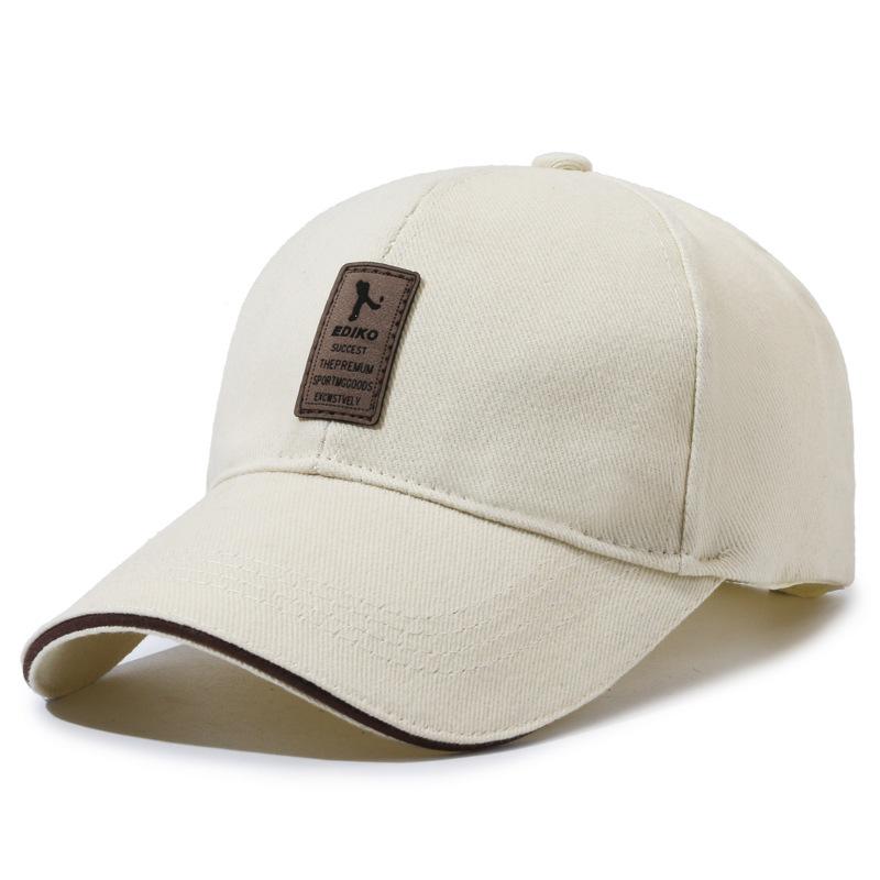 Summer Women Men Structured Baseball Cap Solid Cotton Adjustable Snapback Sunhat Outdoor Sports Hip Hop Baseball Hat Casquette KTY