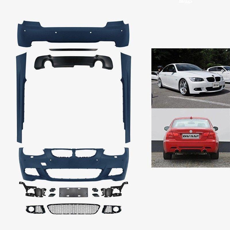 BMW 3 Series E92 (06-13) Front Lip Spoiler Kit, Modified for MT, Early/Late Models