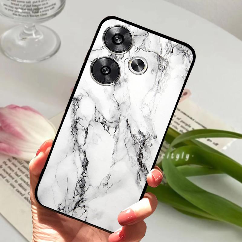 Чехол для POCO F6 Pro 5G Чехол POCOF6 Ударопрочный Мягкий ТПУ Силиконовый Чехол для Телефона Для Xiaomi POCO F6 Pro Capa F 6 Мультяшный Матовый Бампер