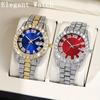 2 шт./набор Мужские часы Мужские модные кварцевые часы Часы для мужчин Рождественские подарки на Хэллоуин