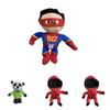 Милая мультяшная плюшевая игрушка с мягким коротким мехом Панда Супергерой Дракон
