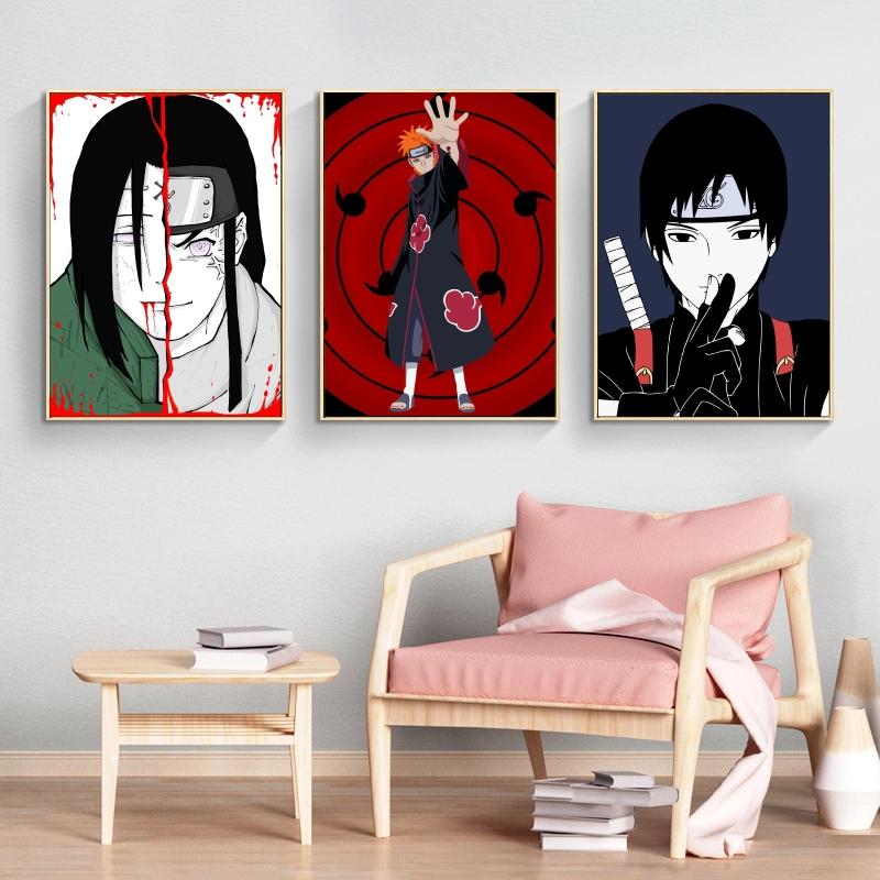 Холст HD принты Наруто Хьюга Неджи настенное искусство дома современная гостиная изображение персонажа из мультфильма для детей